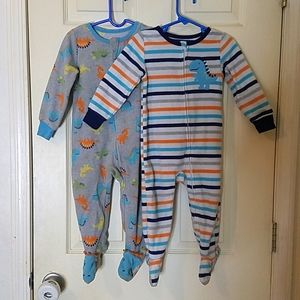 Dinosaur Pajama Onesies